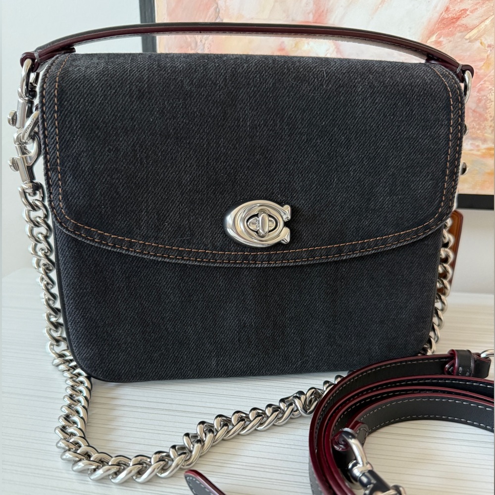 Adorable New Condition Cassie 19 in Black Denim